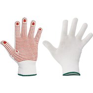 GANNET Pletené bezešvé nylonové rukavice