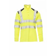 GUARD+ WINTER polokošile s dlouhým rukávem žlutá fluo/navy