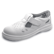 SANITARY LYBRA S1 SRC Bílé bezpečnostní sandály SANITARY LYBRA S1 SRC Bílé bezpečnostní sandály
